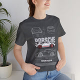 High Performance Track Racer Blueprint Art Unisex Heavy Cotton Tee Streetwear Motorsport Enthusiast Graphic Shirt