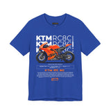 KTM RC 8C Track Inspired Unisex Heavy Cotton Tee Racing Superbike Graphic Streetwear Motorsport Fan T Shirt