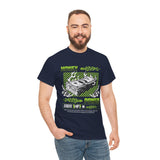 Money Power Unisex Heavy Cotton Tee Bold Dollar Stack Graphic Neon Green Streetwear Aesthetic Hustle Mindset Motivational T Shirt