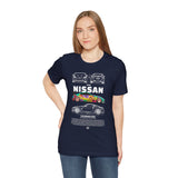 Nissan 240Z Illustrated Tee Donut Drift Car Inspired Graphic T Shirt Street Racing Art Tee JDM Style Automotive Streetwear Unisex Shirt for Car Lovers Drift Fans Racing Culture Outfit