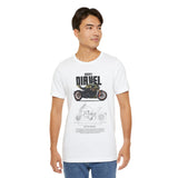 Ducati Inspired Power Cruiser Motorcycle Graphic Unisex Heavy Cotton Tee Premium Streetwear T Shirt for Riders Bikers Enthusiasts and Everyday Wear