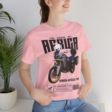 African Twin Adventure Motorcycle Graphic Tee Off Road Touring Bike T Shirt For Riders Explorers Long Distance Travel Motorsport Streetwear Gift