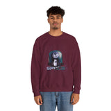 Space Exploration Crewneck Sweatshirt Unisex Heavy Blend Pullover Galaxy Earth Spaceship Astronomy Inspired Cosmic Science Lover Nerd Geek Astronaut Top