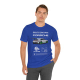 GT3 RS Inspired Track Performance Sports Car Graphic T Shirt Luxury Racing Aesthetic Streetwear Unisex Tee High Speed Motorsport Auto Art Fashion