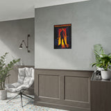 The Silent Stalker Matte Vertical Poster Retro Horror Wall Art Dark Cinematic Halloween Décor Gift for Horror Fans and Fall Aesthetic Homes