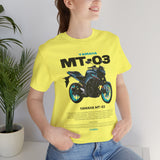 MT03 Inspired Lightweight Street Motorcycle Art Unisex Heavy Cotton Tee Bold Rider Graphic Streetwear Apparel