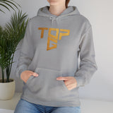 Top G Andrew Tate Graphic Hoodie Black Unisex Streetwear Motivational Hustle Pullover Sweatshirt Gold Typography Design