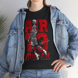 Air Jordan Sky Legend Unisex Heavy Cotton Tee Bold Athletic Streetwear Design Inspirational Basketball Dunk Artwork Motivational Sports Graphic Tee For Dreamers And Hustlers