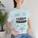 Iconic High Performance Muscle Car Blueprint Art Unisex Heavy Cotton Tee Premium Streetwear For Car Lovers Gearheads Collectors And Everyday Style
