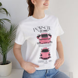 Luxury Pink Turbo Sports Car Inspired Graphic T Shirt Premium Supercar Aesthetic Streetwear Unisex Tee High Performance Auto Art Fashion For Car Lovers