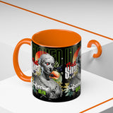 Wicked Supreme Accent Coffee Mug 11oz 15oz Statue Art Graphic Cup Supreme Inspired Streetwear Bust Design Bold Daily Motivation Ceramic Gift Drinkware