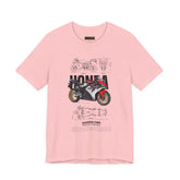 Honda CBR Superbike Blueprint Racing Motorcycle Graphic Tee Sport Bike Track Design T Shirt For Riders Speed Lovers Motorsport Streetwear Gift