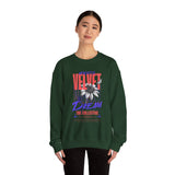 Velvet Dream The Collective Crewneck Sweatshirt Comfortable Unisex Pullover Bold Typography Graphic Artistic Streetwear Fashion Cozy Everyday Wear Perfect Gift for Creatives Dreamers and Trendsetters