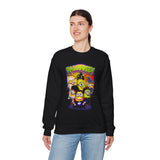 Halloween Cartoon Monsters Unisex Sweatshirt Cozy Streetwear Pullover Spooky Fall Fashion Perfect for Halloween Nights and Autumn Outings