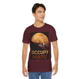 Mars Explorer Astronaut Unisex Heavy Cotton Tee Futuristic Space Adventure Graphic Shirt Inspiring Sci Fi Design Perfect Gift for Dreamers and Space Lovers