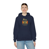Dollar The Strength Burning Money Legacy Unisex Heavy Blend Hooded Sweatshirt Gothic Flames Graphic Bold Motivational Streetwear Hoodie