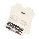 High Performance Track Racer Blueprint Art Unisex Heavy Cotton Tee Streetwear Motorsport Enthusiast Graphic Shirt