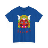 Poochandi Drishti Bommai Tamil T Shirt Traditional Evil Eye Protection Graphic Tee South Indian Folk Art Dhrishti Mask Cultural Festival Streetwear Unisex Cotton Spiritual Apparel