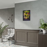 Halloween Cartoon Monsters Matte Vertical Poster Spooky Wall Art for Home Décor Fun Halloween Gift for Horror Lovers and Fall Aesthetic Rooms