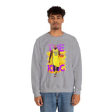 The Court Monarch Unisex Sweatshirt Motivational Basketball Streetwear Bold Athletic Pullover for Champions Dreamers and Sports Lovers