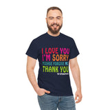 Ho’oponopono Unisex T Shirt Healing Affirmation Tee Spiritual Gratitude Mindfulness Inspired Positive Energy Heavy Cotton Graphic Top