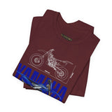 YZ Motocross Dirt Bike Blueprint Graphic Unisex Heavy Cotton Tee Off Road Racing Inspired Streetwear Gift for Riders and Bike Lovers