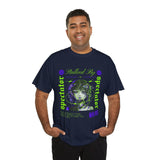 Stalked By Spectator Cyberpunk Graphic Unisex Heavy Cotton Tee Japanese Anime Glitch Streetwear T Shirt