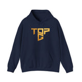 Top G Andrew Tate Graphic Hoodie Black Unisex Streetwear Motivational Hustle Pullover Sweatshirt Gold Typography Design