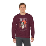 Oddity Own Your Uniqueness Unisex Heavy Blend Crewneck Sweatshirt Abstract Modern Graphic Bold Artistic Statement Streetwear Pullover