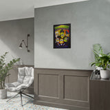 Halloween Cartoon Monsters Matte Vertical Poster Spooky Wall Art for Home Décor Fun Halloween Gift for Horror Lovers and Fall Aesthetic Rooms