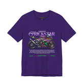 Kawasaki ZX10R Trickstar Anime Racing Unisex Heavy Cotton Tee Streetwear Superbike Graphic Tshirt Motorsport Fan Apparel