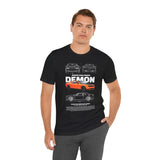Firestorm Muscle Car Blueprint Design Unisex Heavy Cotton Tee Powerful Retro Performance Art Shirt for Streetwear Lovers & Collectors