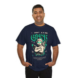 I Don’t Care True Freedom Angel Unisex Heavy Cotton Tee Gothic Cherub Graphic Bold Motivational Streetwear Aesthetic Statement T Shirt