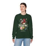 You Can Be Whatever Motivational Crewneck Sweatshirt Comfortable Unisex Pullover Bold Floral Empowerment Design Streetwear Positive Vibes Cozy Everyday Wear Perfect Gift for Dreamers Friends and Free...