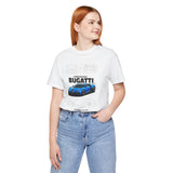Blue Hypercar Artwork Unisex Heavy Cotton Tee High Speed Performance Inspired Streetwear Graphic Shirt For Car Enthusiasts And Automotive Art Collectors