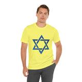 Star Of David Emblem Unisex Heavy Cotton Tee Spiritual Cultural Heritage Symbol Timeless Jewish Identity Graphic Shirt Meaningful Gift Casual Everyday Wear