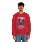 Historical Statue Graphic Premium Unisex Heavy Blend Crewneck Sweatshirt Vintage Aesthetic Streetwear Pullover