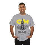 Om Namo Narayanaya Lord Vishnu Devotional Mantra Tshirt Spiritual Hindu Religious Graphic T Shirt For Men Women Bhakti Yoga Festival Wear Temple Visit Gift India