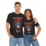 Strategic Warrior Unisex Heavy Cotton Tee Bold Samurai Graphic Streetwear for Fearless Minds, Fighters, and Visionary Souls