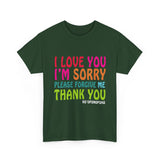 Unisex Ho’oponopono T Shirt Healing Affirmation Tee Spiritual Gratitude Mindfulness Inspired Positive Energy Heavy Cotton Graphic Top