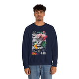 Freedom Snake And Rose Crewneck Comfortable Unisex Sweatshirt Motivational Streetwear Bold Floral Empowerment Design For Resilience And Strength Perfect Gift For Friends Birthdays Cozy Days Casual...