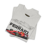 Performance Race Car Blueprint Unisex Heavy Cotton Tee Retro Motorsports Speed Machine Graphic Streetwear Premium Racing Art Shirt for Everyday Style and Enthusiast Gifts