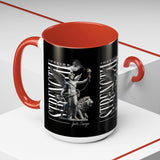 Inspire Strength Ignite Courage Ceramic Mug Motivational Coffee Cup Bold Graphic Durable Everyday Drinkware