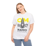 Om Namo Narayanaya Lord Vishnu Devotional Mantra Tshirt Spiritual Hindu Religious Graphic T Shirt For Men Women Bhakti Yoga Festival Wear Temple Visit Gift India