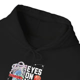 Eyes On Me Boys Medusa Hoodie Comfortable Unisex Heavy Blend Sweatshirt Mythological Streetwear Bold Empowerment Design for Self Expression Perfect Gift for Friends Birthdays Cozy Days Casual Wear