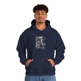 Inspire Strength Ignite Courage Graphic Unisex Hoodie Premium Streetwear Motivational Courage Statue Design