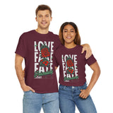 Love Fake Friendship Rose Graphic Unisex Heavy Cotton Tee Bold Statement Streetwear T Shirt Empowering Artistic Floral Design for Self Expression Perfect Gift for Friends Birthdays Parties Casual Wear