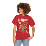 Blossoms Floral Graphic Unisex Heavy Cotton Tee Comfortable Streetwear Timeless Charm Motivational Nature Inspired T Shirt Perfect Gift for Garden Lovers Friends Birthdays Casual Everyday Wear