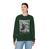 Dynasty Statue Graphic Unisex Heavy Blend Crewneck Sweatshirt Greek Sculpture Butterfly Streetwear Art Inspired Pullover