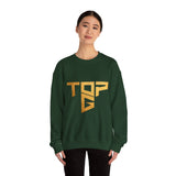 TopG Graphic Unisex Heavy Blend Crewneck Sweatshirt Motivational Hustler Streetwear Fitness Entrepreneur Alpha Mindset Pullover